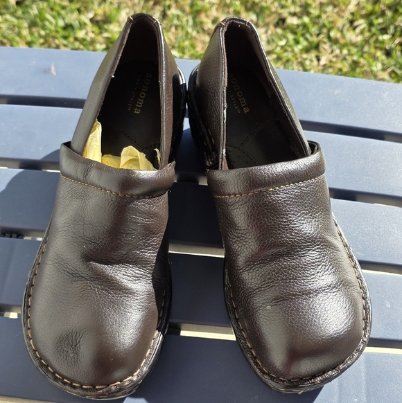Sonoma Shoes - Sonoma WoMen Dark Brown Slip-On Loafers Sz 8.5M New Nursing
